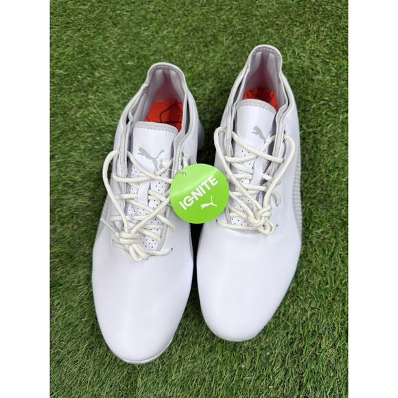 PUMA Ignite ProAdapt Golf Shoes White/Gray | Men’s US 7.5 | NWT | 192766-01 - Picture 2 of 8